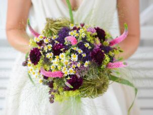 Wildblumen-Hochzeit - Teil 1: Brautstrauß selber binden