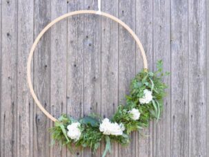 Floral Hoop – trendige DIY-Dekorationsidee für Hochzeit und Sommerfeste