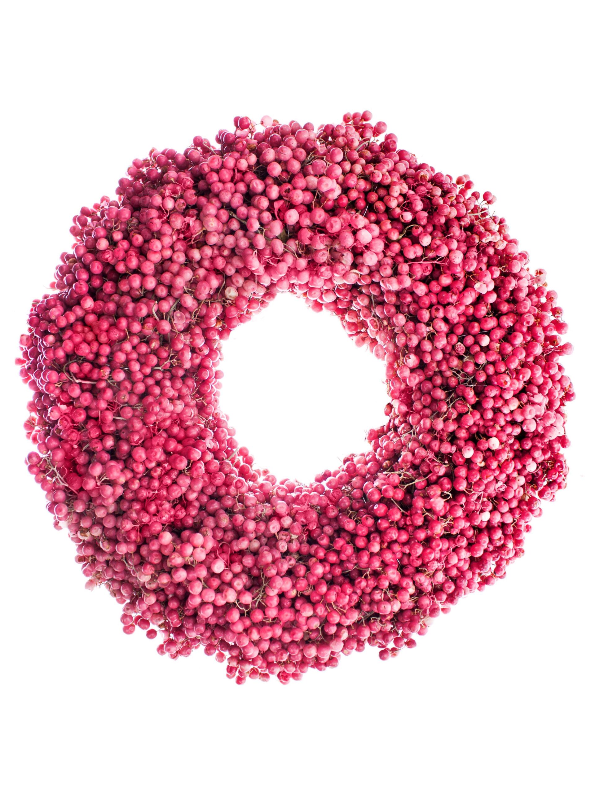 Pfefferbeerenkranz rosa gross