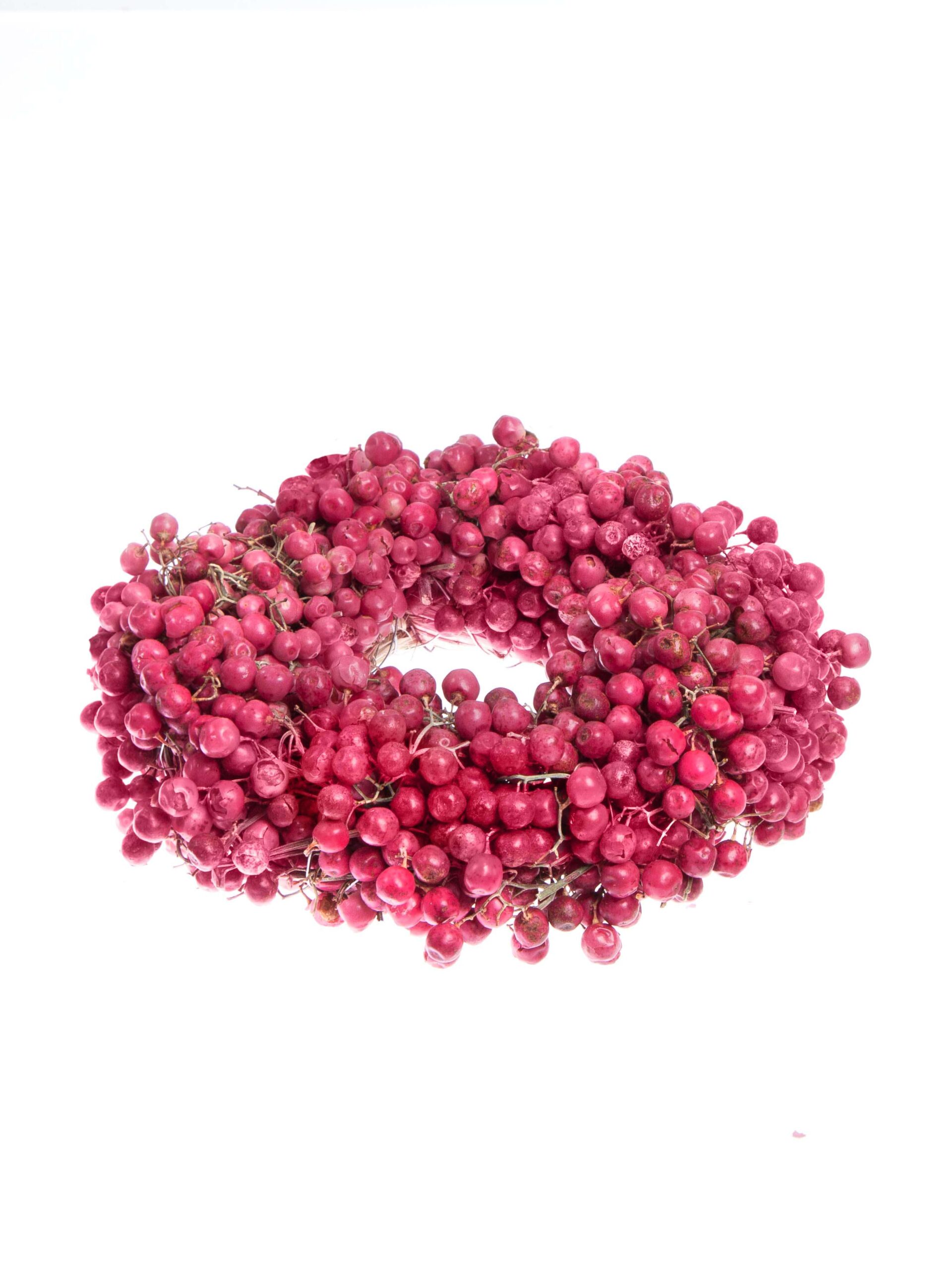Pfefferbeerenkranz rosa klein