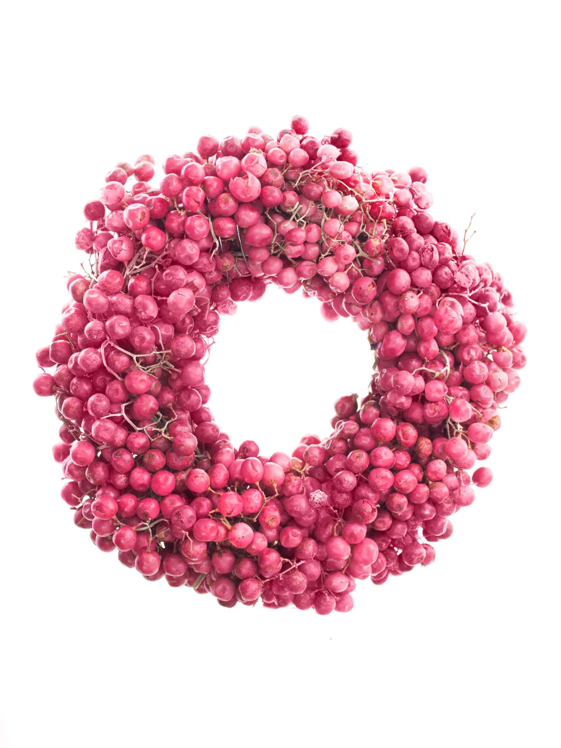 Pfefferbeerenkranz rosa klein