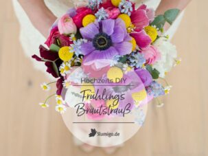 Farbenfrohe Frühlingshochzeit – Teil 1: Brautstrauß selber binden