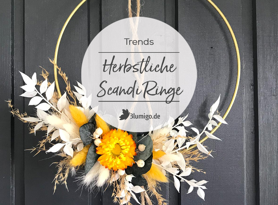5 herbstliche Scandi Ring Trends - Dekoringe für den Herbst