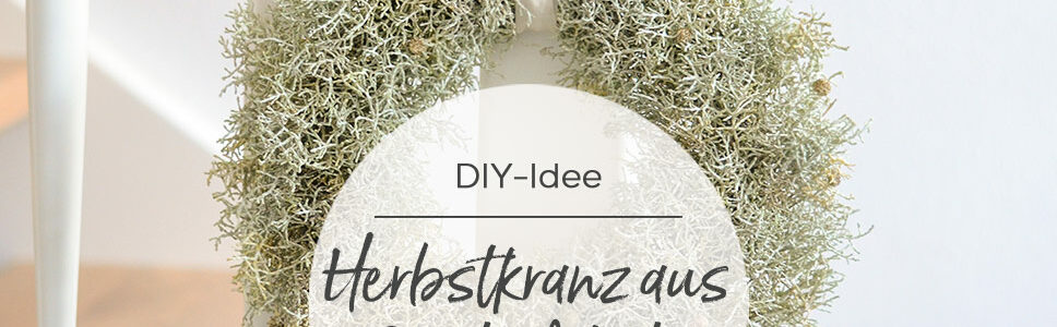 DIY-Idee Stacheldraht Herbstkranz