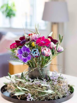 Painted Spring Bouquet