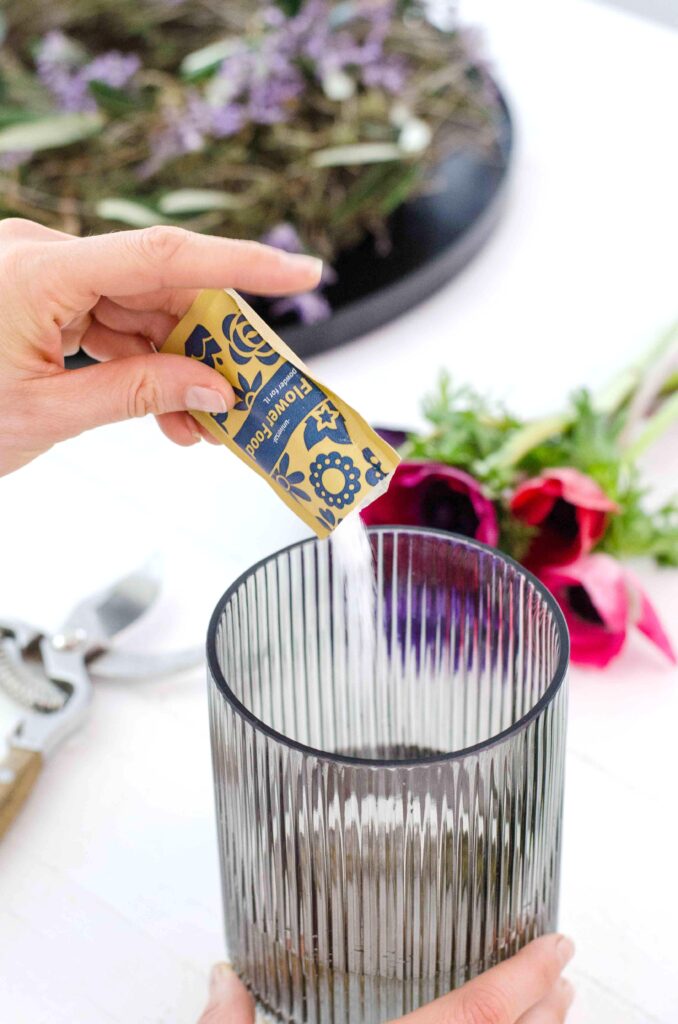 frühling_strauss_bunt_diy_vase_frischhaltemittel